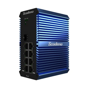 XPTN-9000-85-1GX8GP-VX Switch Công nghiệp Scodeno 9 cổng 1*1000 Base-X, 8*10/100/1000 Base-T PoE